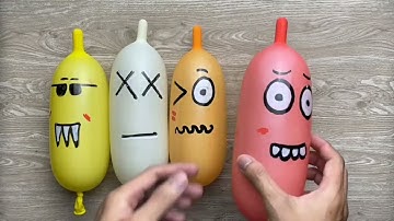 Making Slime With Funny Balloons ! Satisfying Relaxing Slime Video ! #Part 389