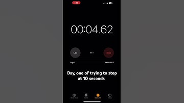 Day, one of trying to stop timer at 10 seconds ￼￼
