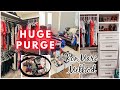 EXTREME CLOSET PURGE | *KON MARI METHOD* | decluttering ALL my clothes YIKES!