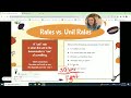 Math 6A: Unit 5 Lesson 2 What is a Unit Rate?