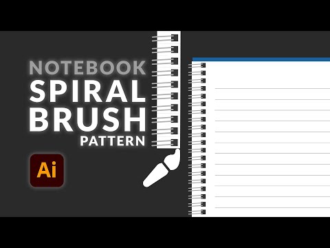 How to Create Realistic Spiral Notebook Brushes Pattern in Adobe Illustrator