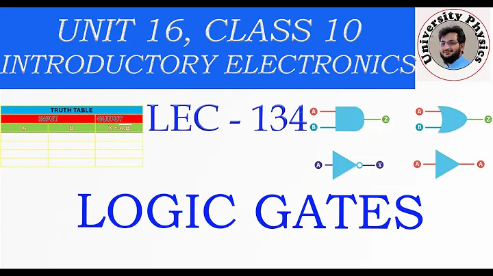 Logic Gates | Concept of logic Gates | Class 10th Physics