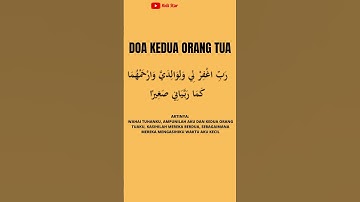 Thumbnail of DOA UNTUK KEDUA ORANG TUA DAN ARTINYA