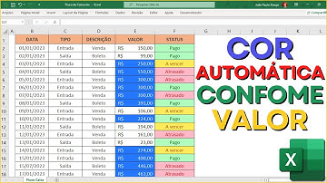 Alterar Cor da Célula conforme Valor | Mudar Cor Automático | Formatação Condicional no Excel