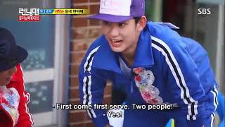 [RUNNING MAN] Kim Soo Hyun Catching Chickens