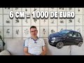 1000 de euro = 6 cm/ Rent a car story