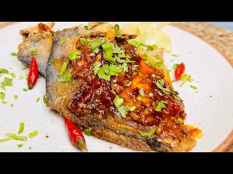 Thai Fried Pomfret | Crispy Fried Pomfret Fish | Pomfret Fish Fry Recipe | Pomfret Fish Recipe