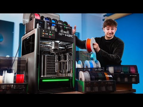 Надсучасний 3D ПРИНТЕР Bambu Lab H2C Combo | 3Д друк без відходів