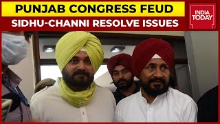 Punjab Congress Crisis: Navjot Sidhu & CM Channi Resolve Issues, To Address Joint-Press Conference