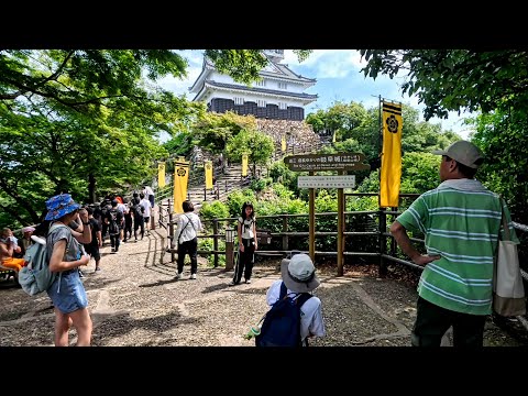 日本岐阜市【金華山】來到岐阜城天主閣 , Gifu (Japan)