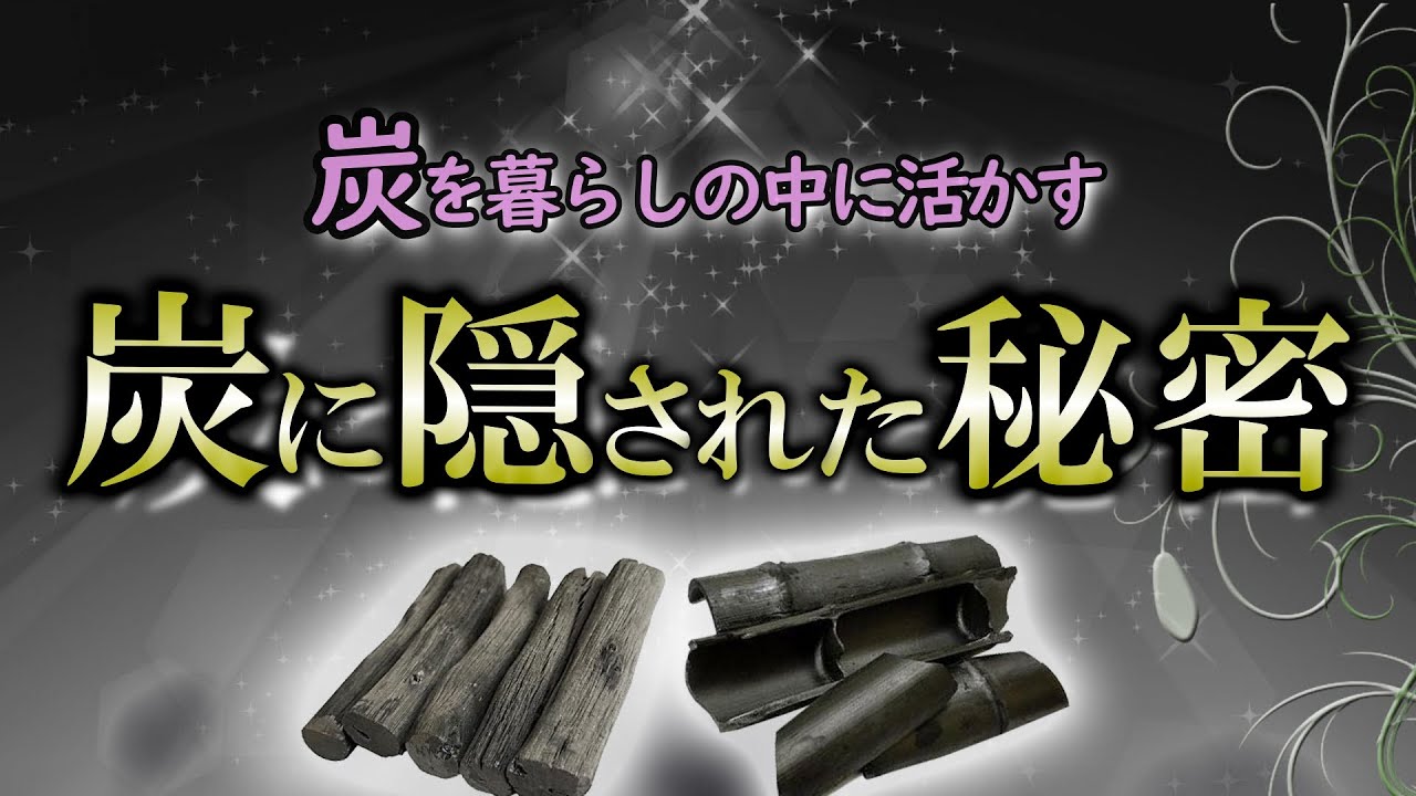 【浄化】炭には古くからの知恵が詰め込まれている｜黒い開運アイテム【竹炭】