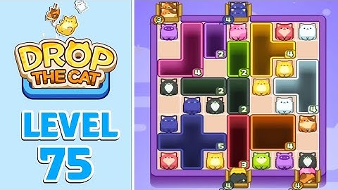 Drop The Cat Level 75 Walkthrough Solution