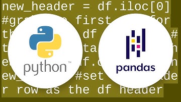 Python Pandas Replacing Header with Top Row