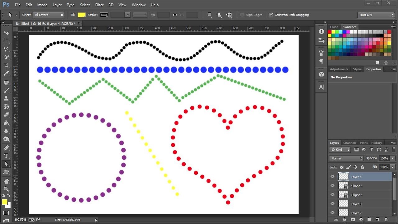 How to Make Dotted Lines in Adobe YouTube