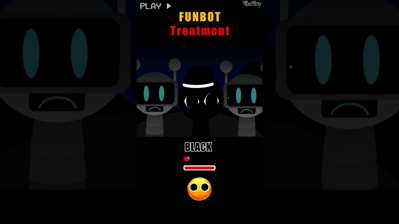 HP Bar Status Emoji BLACK In Treatment Mods Sprunki Incredibox
