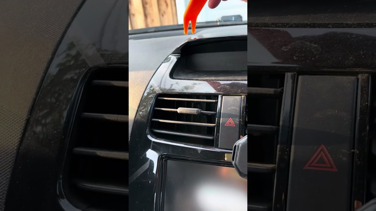 How to pry and pop out Chevrolet Spark EV MyLink touch screen radio for repair