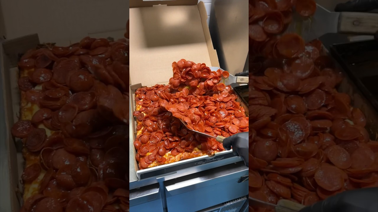 Part 1 of 2: You’ll never believe the amount of pepperoni they put on our pizza. #DEVOURPOWER