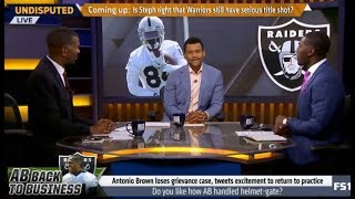 Undisputed | Rob &amp; Greg - Do you like how AB handled helmet-gate?