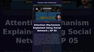 Attention Mechanism Explained Using Social Network | EP 05 #Shorts