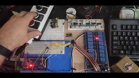 Relay Button debounce test