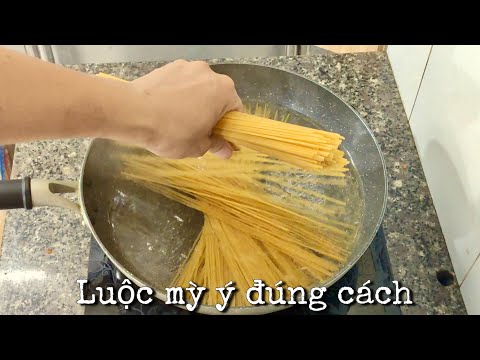 Video: Cách Nấu Mì ống để Chúng Không Bị Dính Vào Nhau + ảnh Và Video