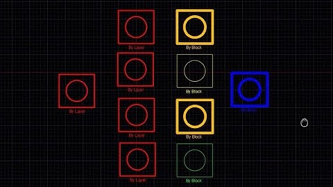 Different Between Bylayer and ByBlock | Understand the Concept of Bylayer and ByBlock in AutoCAD