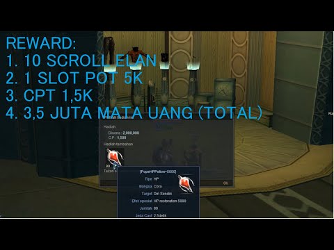 Side Quest: NPC Sundries (Scroll Elan, Pot, CPT, Mata Uang) [RF Online: Remastered Indonesia]