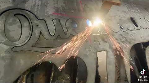 RNJ FAB. Cnc plasma QTPLASMAC. Cutting custom signs.