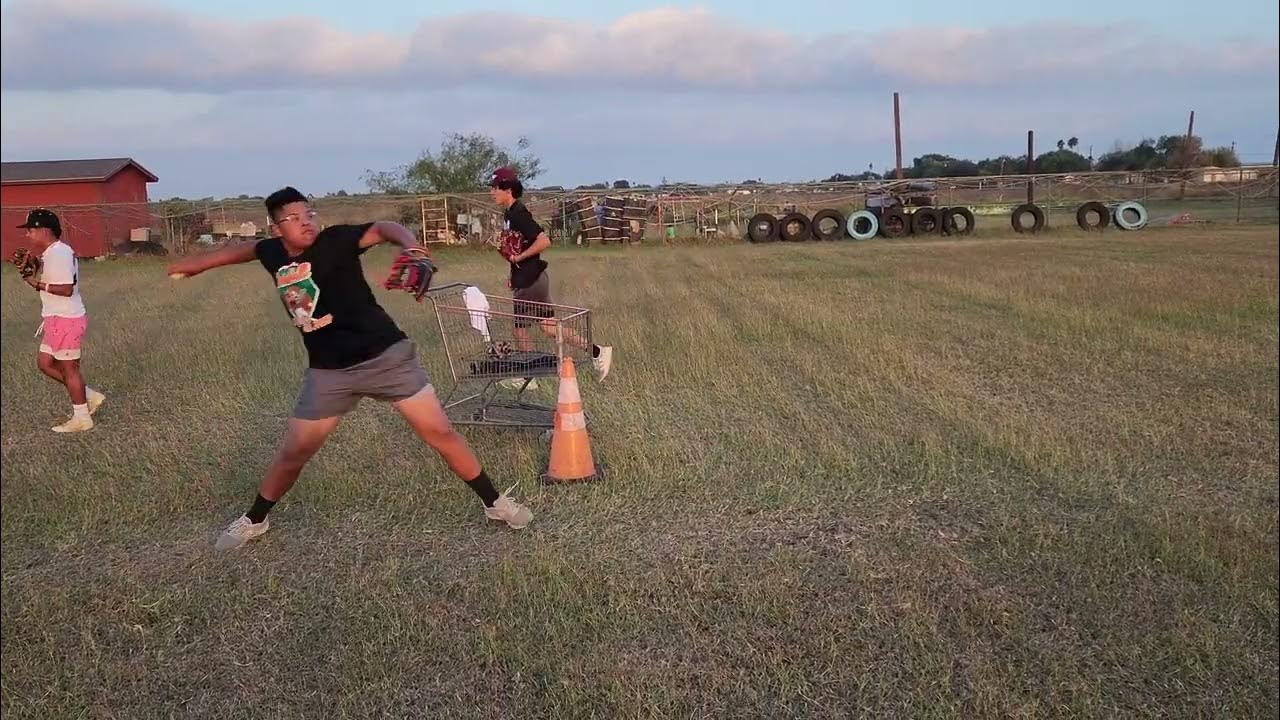 RD42 Academy Practice throwing Day from the outfield(1) YouTube