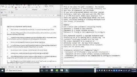 Download HtmlQ and setup statements for your Q study