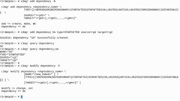 PowerHA on Linux Dependency Operations : Adding, Deleting, etc