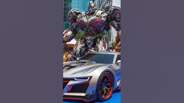 Transformers at a car fest 🤖 Autobots Vs Decepticons #transformers #ai #autobots #decepticons #art