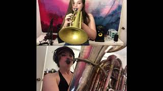 Jessica Stanley - @hotbottombrass !!! all female tuba euphonium group :)  ・・・ Meet Jessica! The top voice of @hotbottombrass 🔥🍑 . . . . Jessica  Stanley is a music educator and freelancer