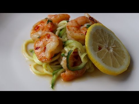 Shrimp Scampi with Zucchini Noodles - Keto Friendly