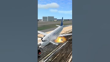 Air Europa Belly Landing #aviation #crash #emergency #avgeek #a320 #flightsimulator #landing #rfs