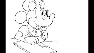 Minnie Mouse Coloring Pages - Coloring Pages For Girls
