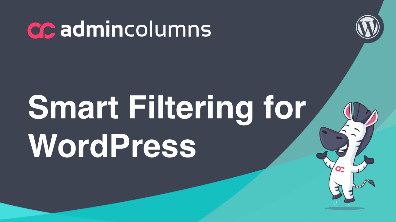 Smart Filtering Smart Filtering for WordPress - YouTube