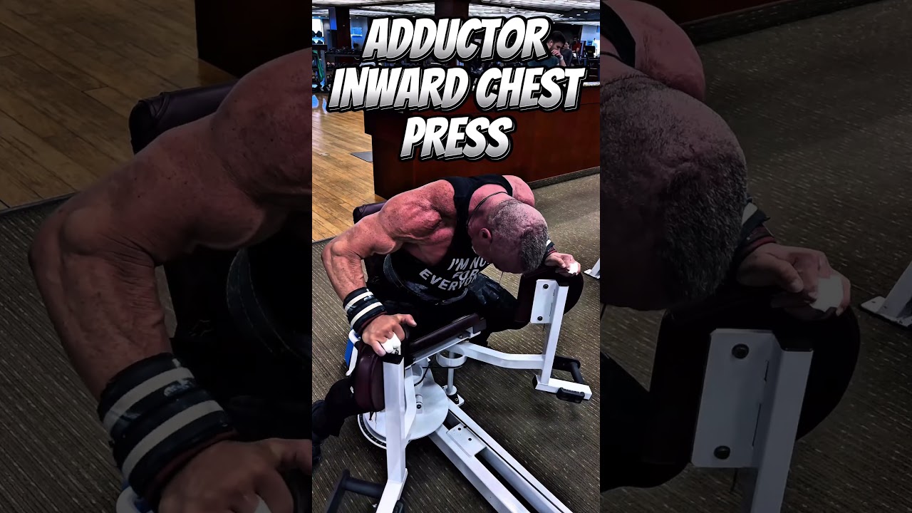 ADDUCTOR INWARD PRESS FOR CHEST #CHEST #workout #motivation #muscle #workouttips