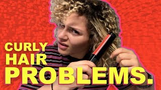 CURLY HAIR GIRL PROBLEMS