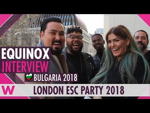 EQUINOX (Bulgaria 2018) Interview | London Eurovision Party 2018