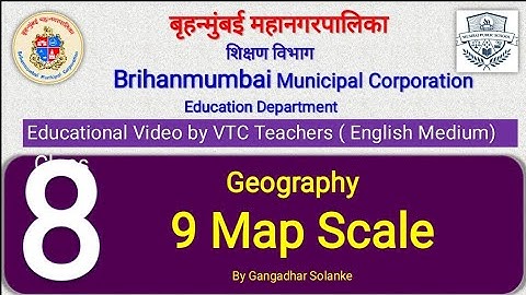 Class 8 Geography L 9 Map Scale By Gangadhar Solanke