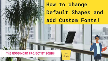 How to change DEFAULT SHAPE COLOUR and add CUSTOM FONTS in PowerPoint? Watch this! 🤳🏻💪🏻