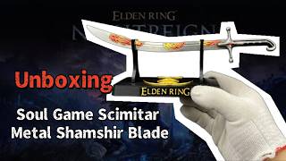 Elden Ring Scimitar Mini Replica Unboxing | Real Game Curved Sword Model
