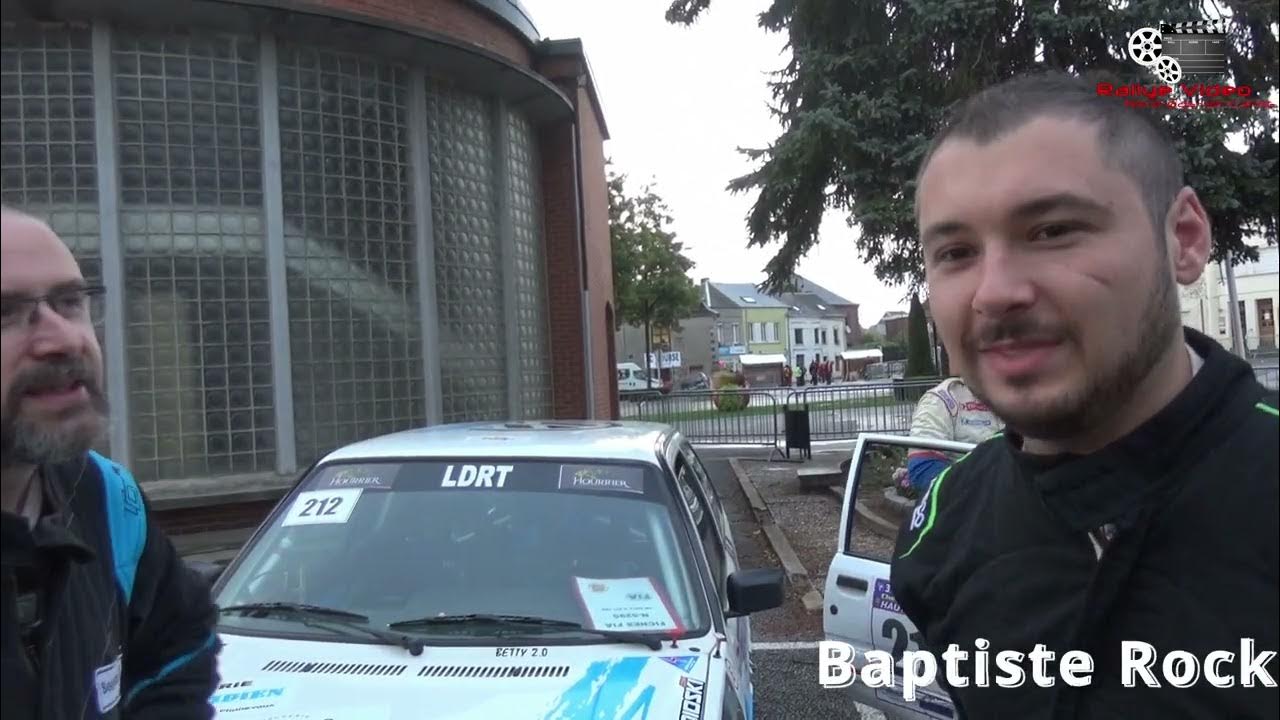 Fabrice Bodson et Baptiste Rock à l arrivée du Rallye du Charlemagne
