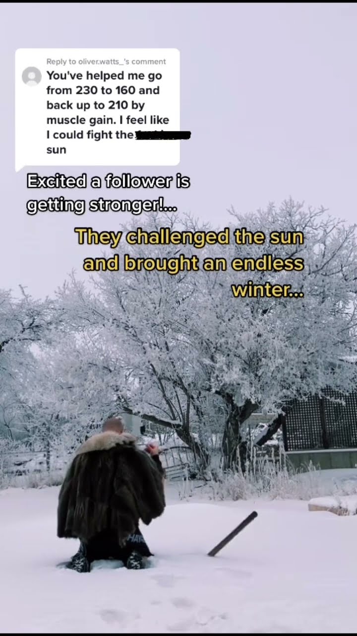 We must train for what’s to come… Fimbulwinter is upon us. #vikings #training #motivation #fantasy