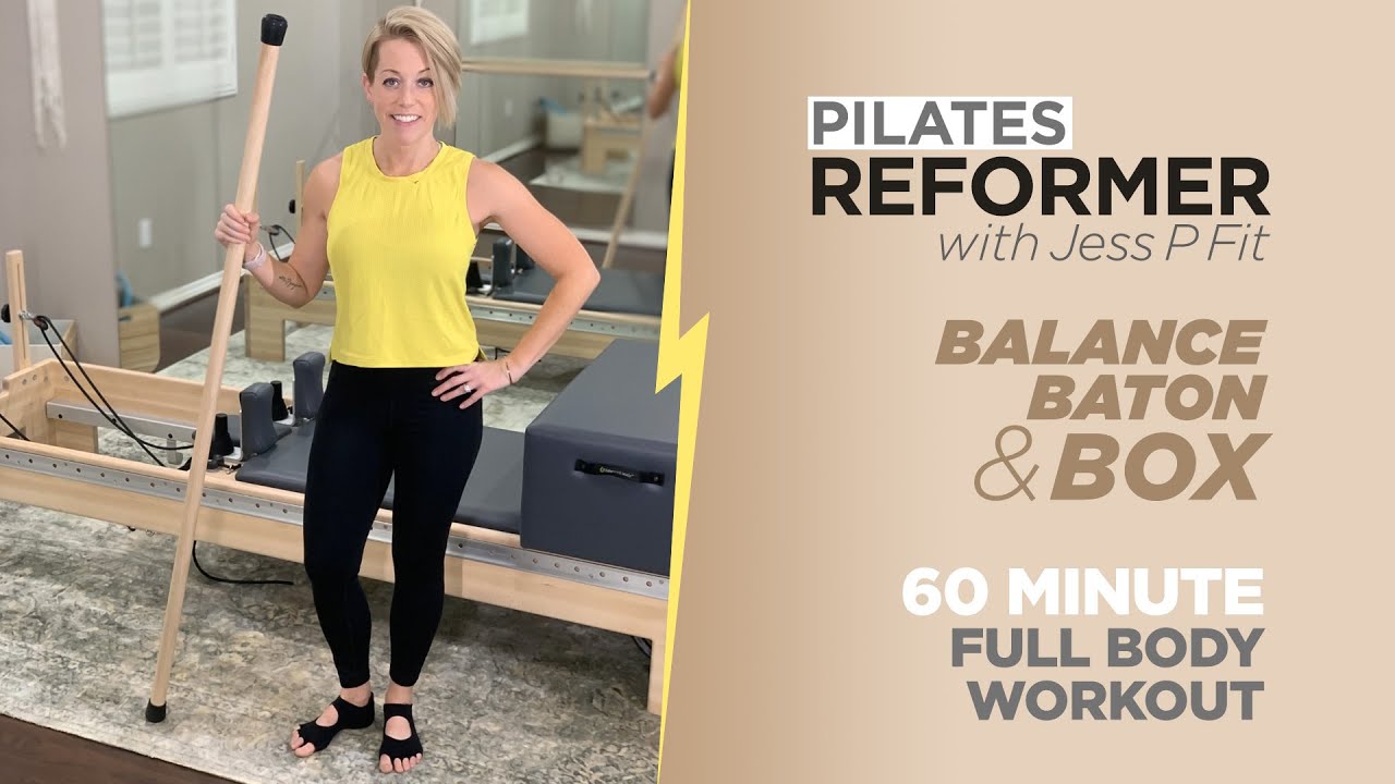 Pilates Reformer Minute Full Body Workout With Balance Baton And Box YouTube