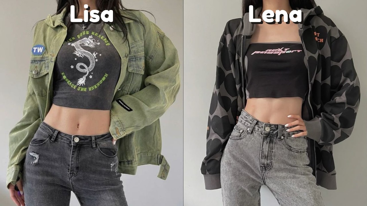 LISA 💕 vs LENA 💫 | Which Mood Are You? #LisaVsLena #VibeCheck #Trending