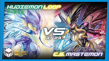 Hudiemon Loop vs CS Mastemon [Digimon Card Game & TCG BT23]