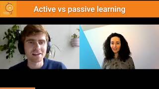 Active vs passive learning of a foreign language