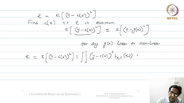 Lec 78 - Conditional Mean as an Estimator